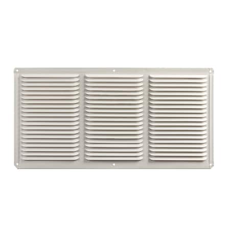 Gaf Master Flow 16 in. x 8 in. White Aluminum Under Eave Soffit Vent EAC16X8W